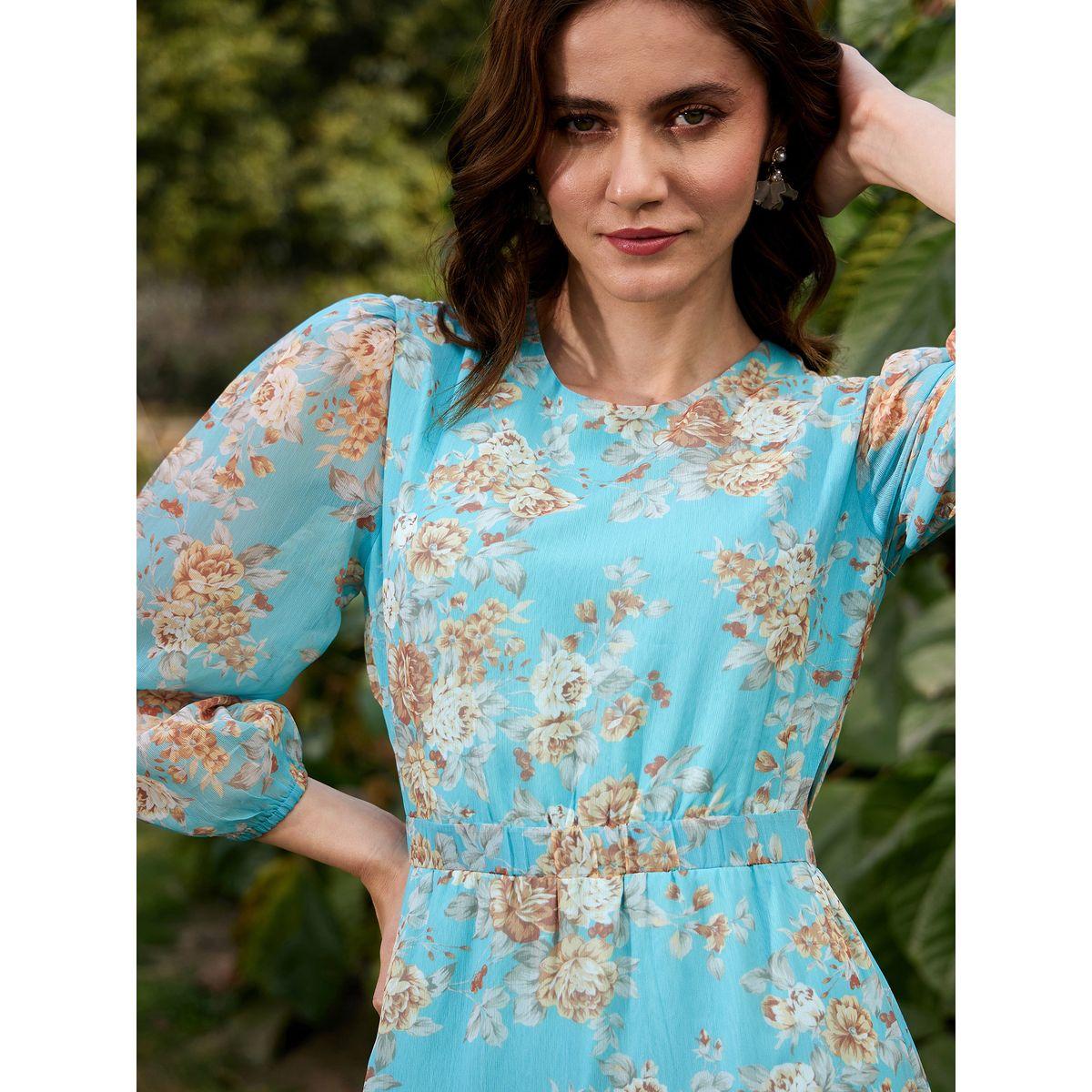 Sassafras X Styli Floral A-Line Waist Cut Out Maxi Dress-women-clothing-dresses-image-4