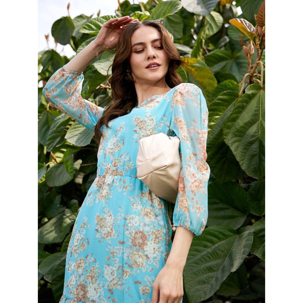 Sassafras X Styli Floral A-Line Waist Cut Out Maxi Dress-women-clothing-dresses-image-5