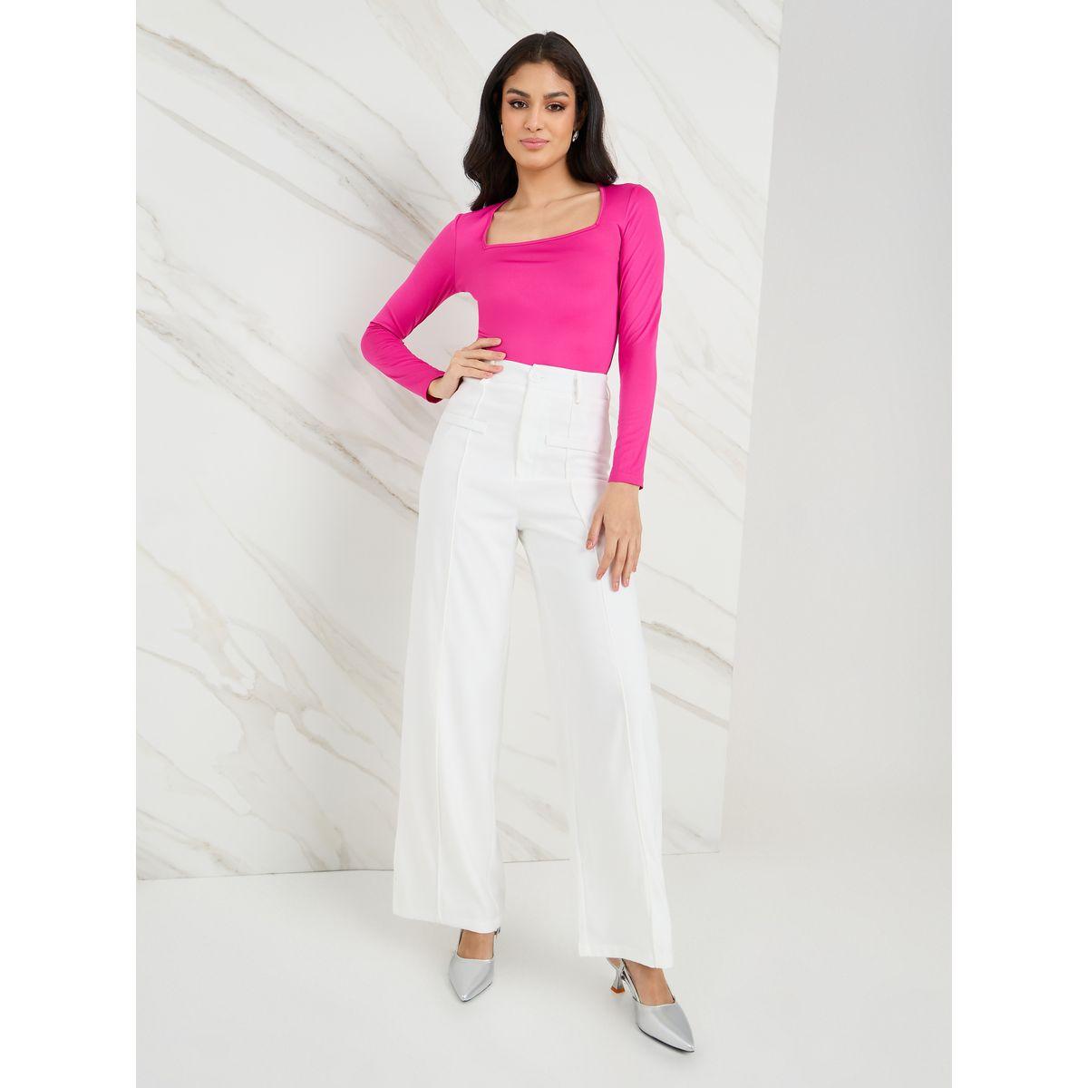 Styli Square Neck Fitted Knit Top-women-clothing-shirtsandblouses-blouses-image-2