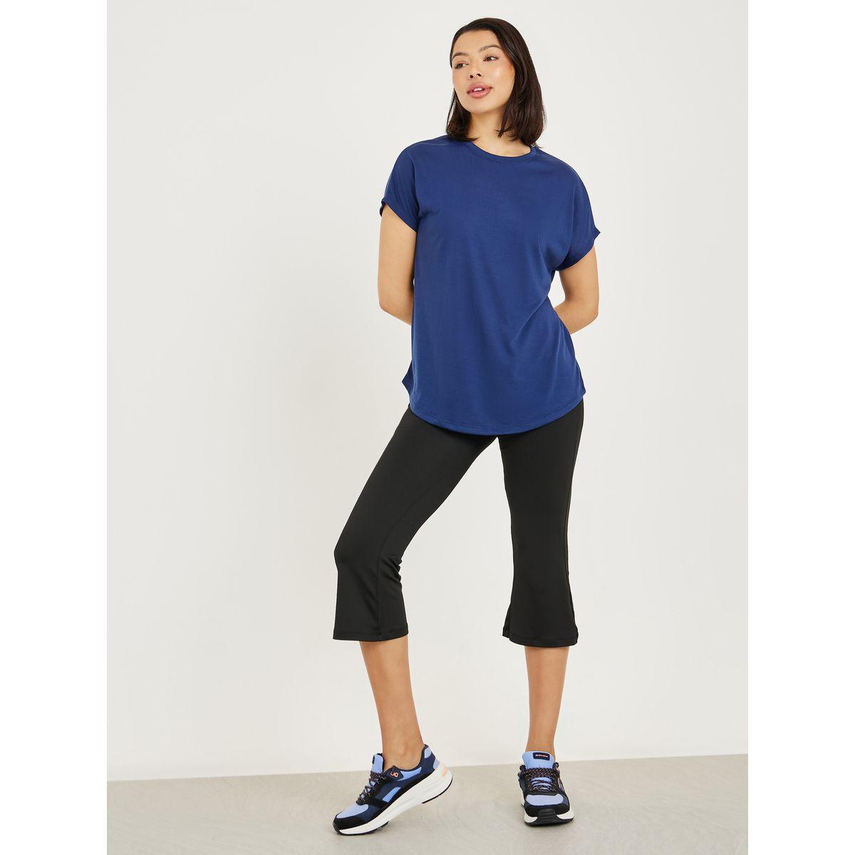 Styli Active Pack of 2 - Solid Curved Hem Top-women-clothing-sportswearandactivewear-tshirtsandvests-image-3
