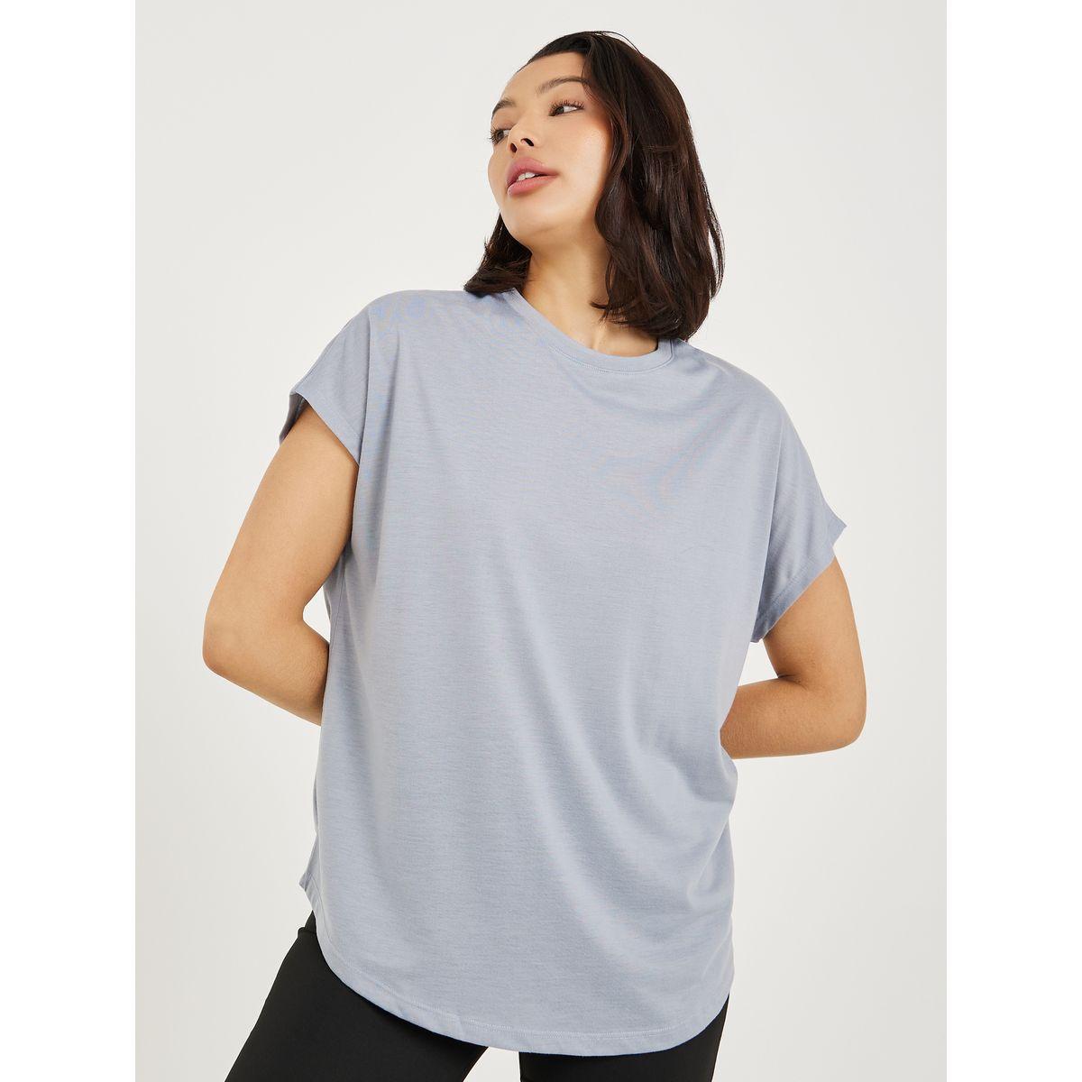 Styli Active Pack of 2 - Solid Curved Hem Top-women-clothing-sportswearandactivewear-tshirtsandvests-image-7