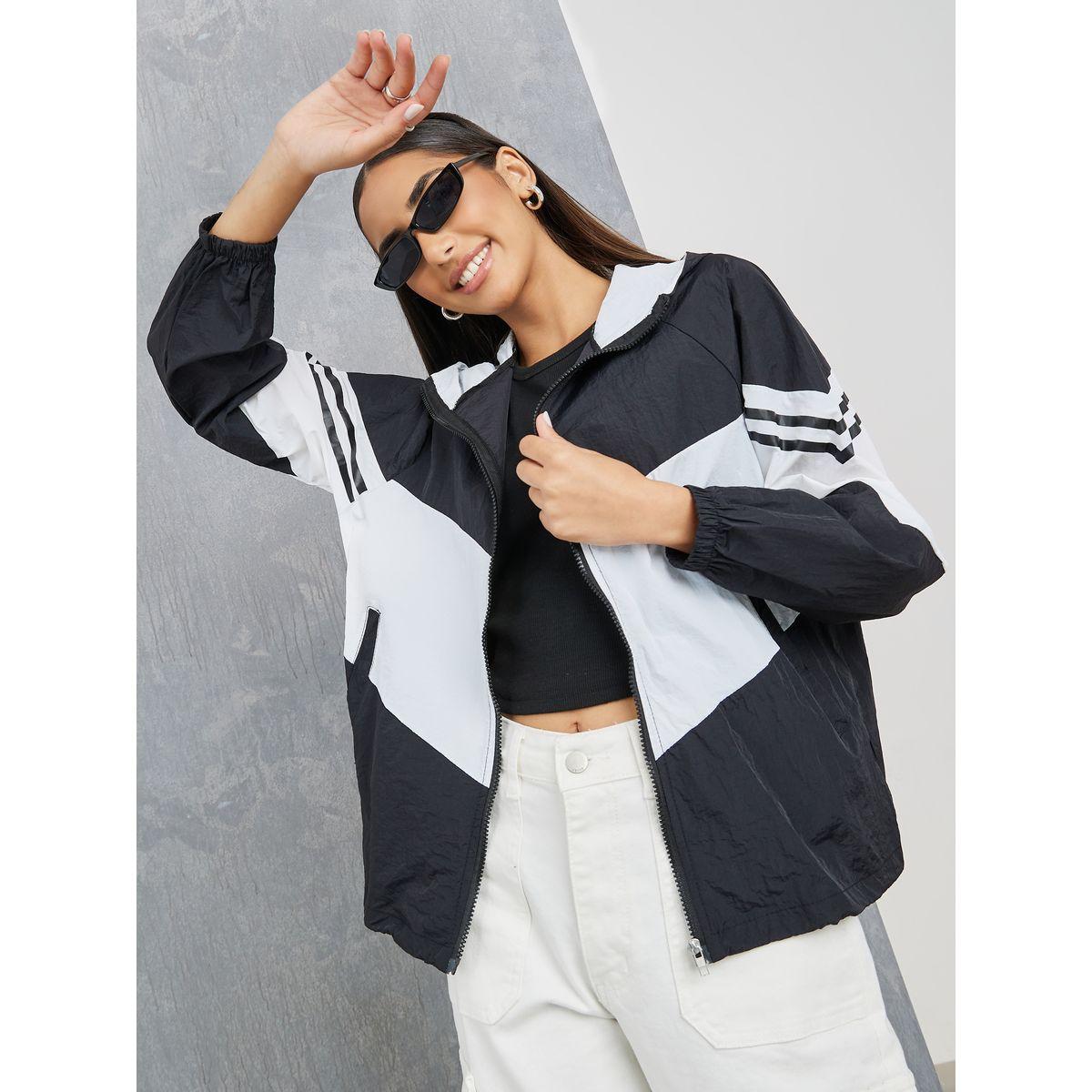 Styli Colorblock Hooded Windbreaker Jacket-women-winterwear-coatsandjackets-jackets-image-3
