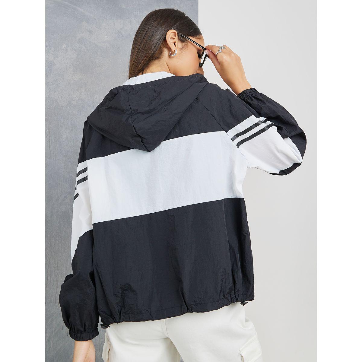Styli Colorblock Hooded Windbreaker Jacket-women-winterwear-coatsandjackets-jackets-image-6