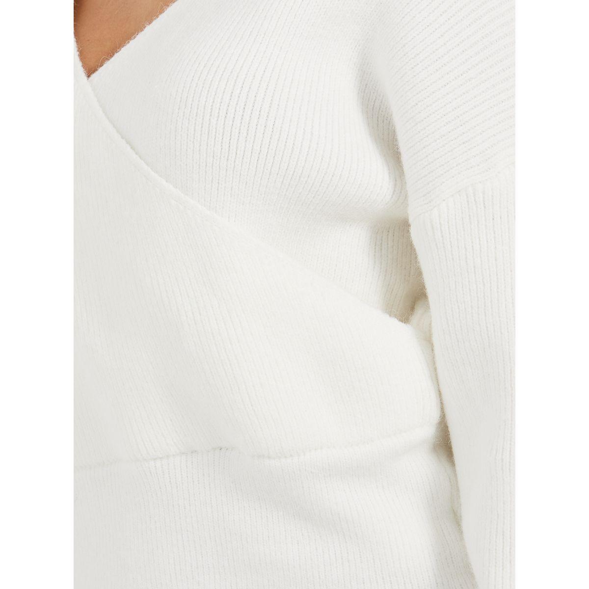 Styli V Neck Wrap Front Knit Top-women-clothing-shirtsandblouses-blouses-image-3