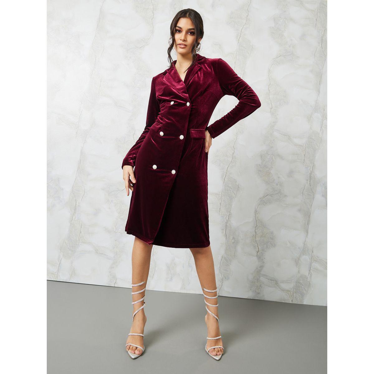 فستان مخمل بطول الركبة-women-clothing-dresses-image-2