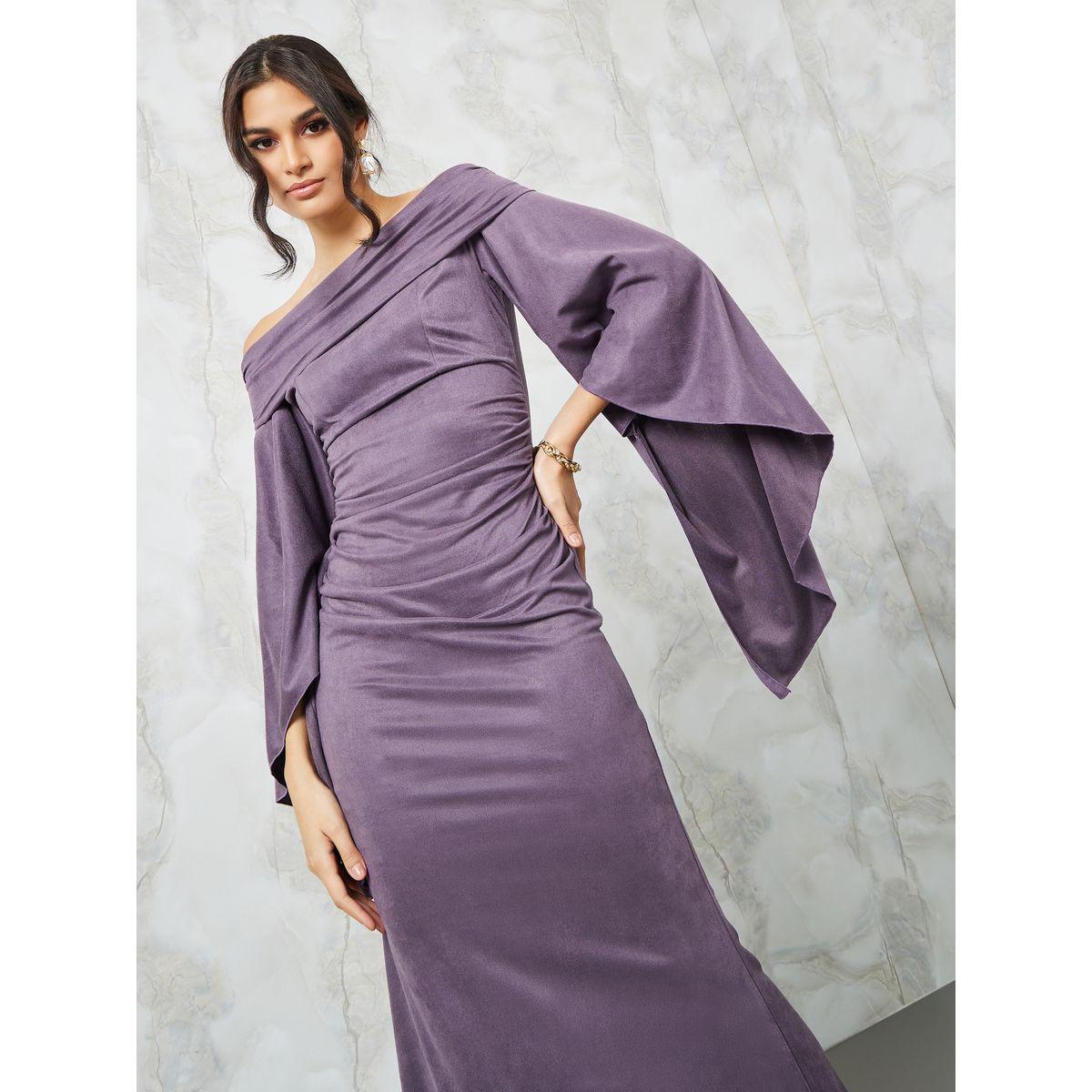 فستان طويل بأكتاف مكشوفة-women-clothing-dresses-image-2