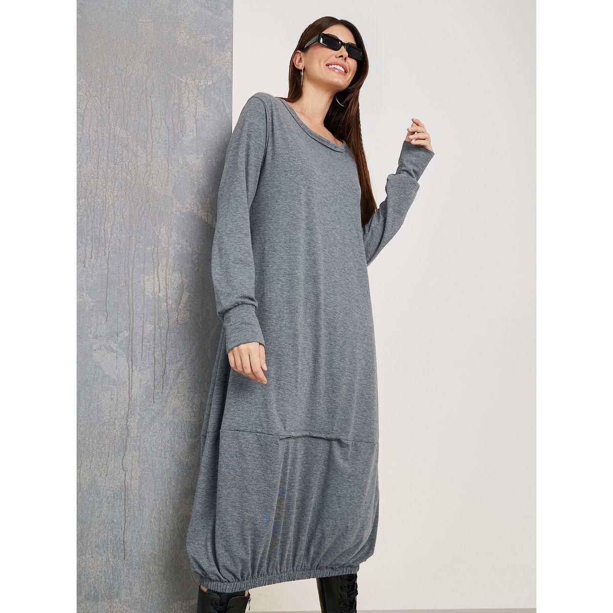 Styli Scoop Neck Relaxed Fit Midi Dress-women-clothing-dresses-image-2