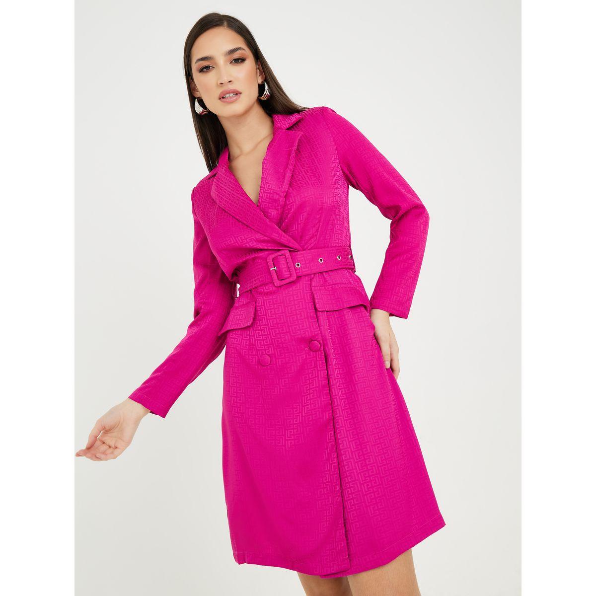 فستان بطول الركبة وحزام خصر-women-clothing-dresses-image-1
