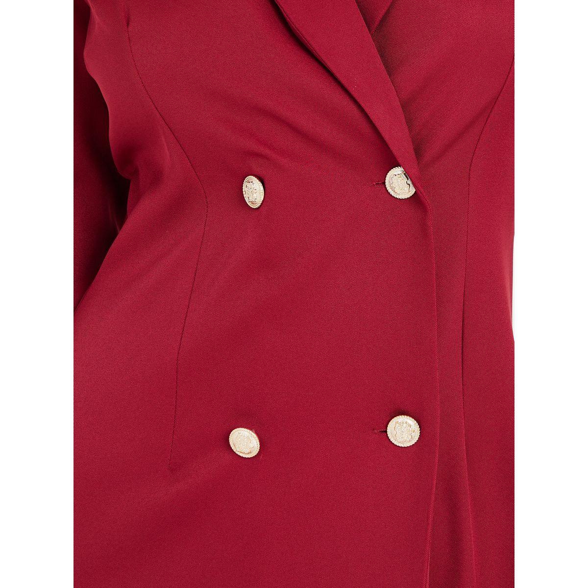 Styli Notch Lapel Buttoned Blazer Mini Dress-women-clothing-dresses-image-3
