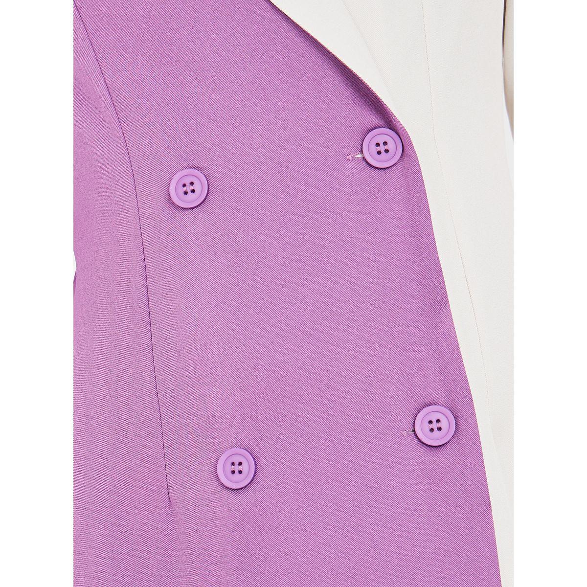 Styli Colorblock Blazer Mini Dress with Buttons-women-clothing-dresses-image-3