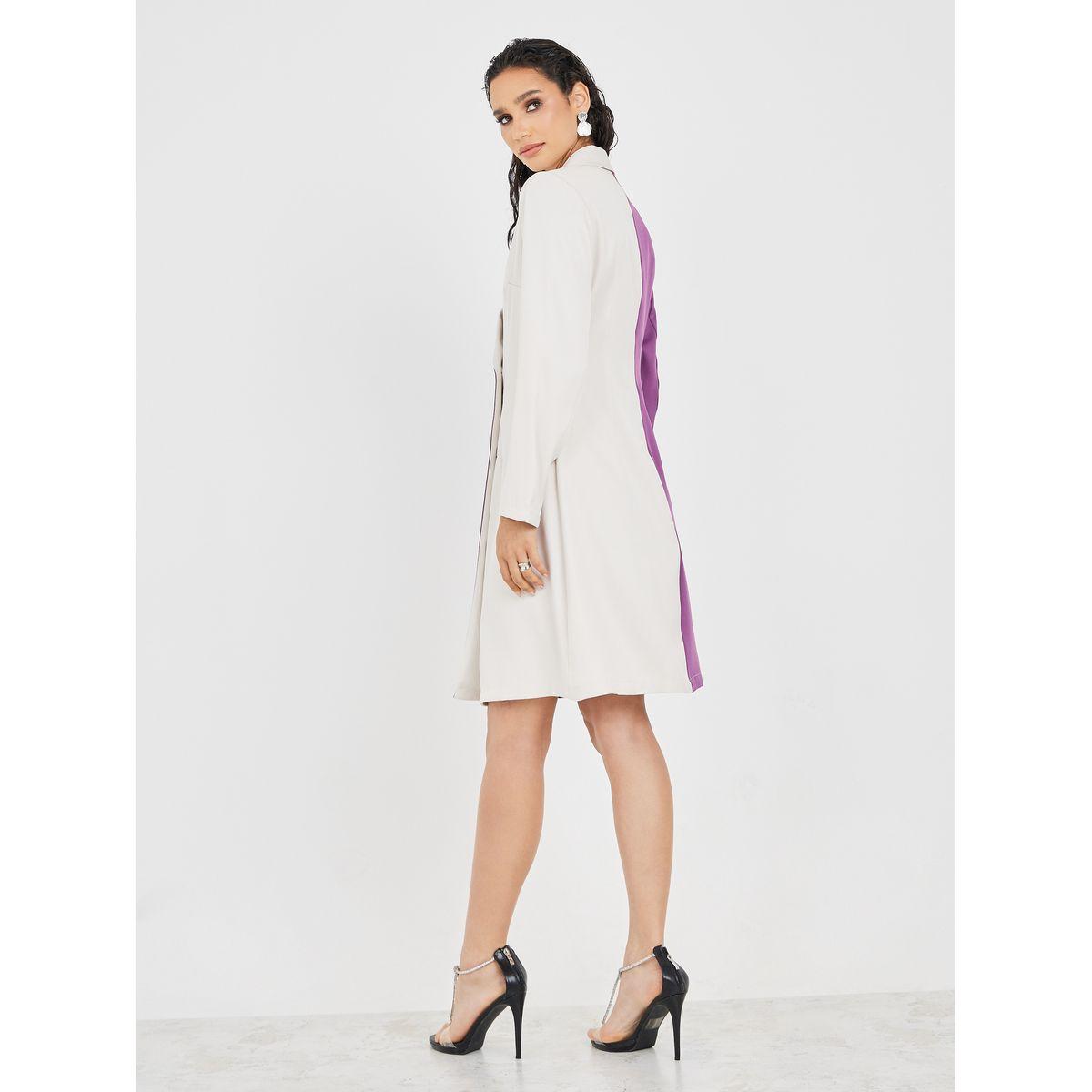 فستان قصير بنمط كتل الالوان-women-clothing-dresses-image-4