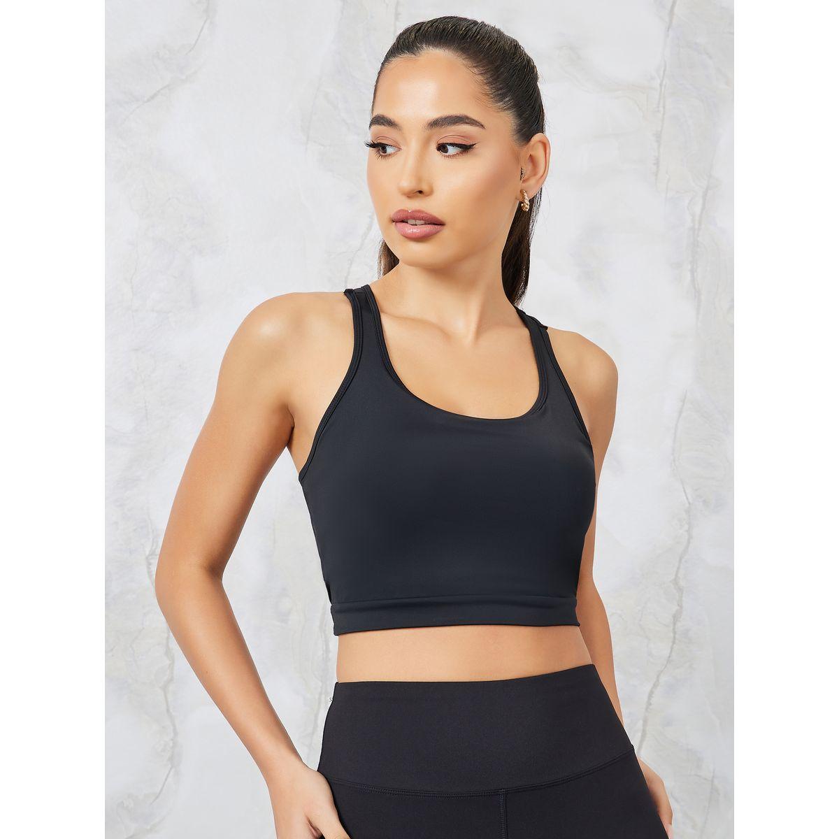 Styli Active Gymspire Edition - Label Longline Racerback Sports Bra-women-clothing-sportswearandactivewear-sportsbras-image-1