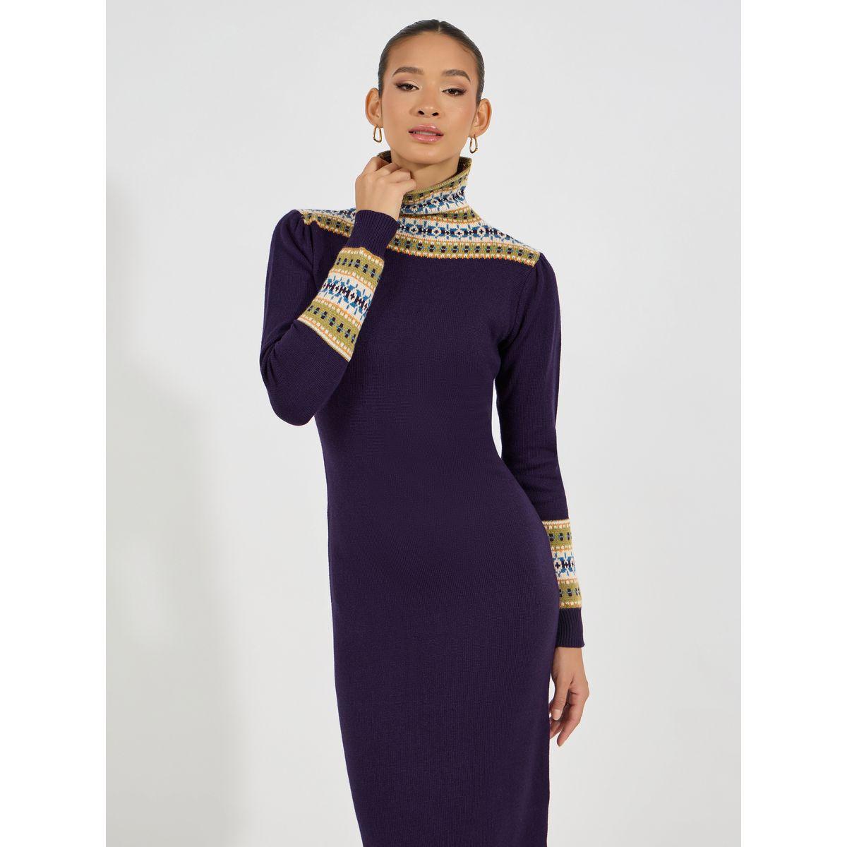 فستان ميدي محبوك بتفاصيل مُطرّزة-women-clothing-dresses-image-5