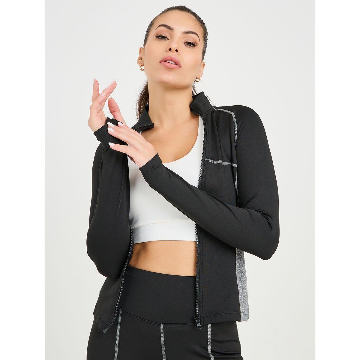 مجموعة من ( ليقنز + جاكيت )-women-clothing-sportswearandactivewear-trackpantsandtracksuits-image-2