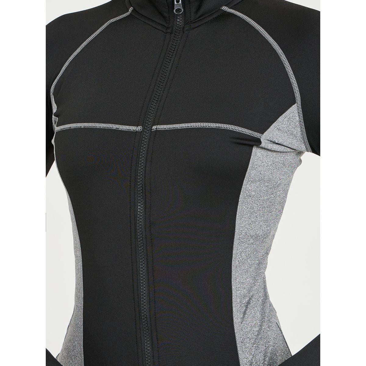 Styli Active Colorblock Contrast Stitch Detail Zip Up Jacket & Leggings Set-women-clothing-sportswearandactivewear-trackpantsandtracksuits-image-8