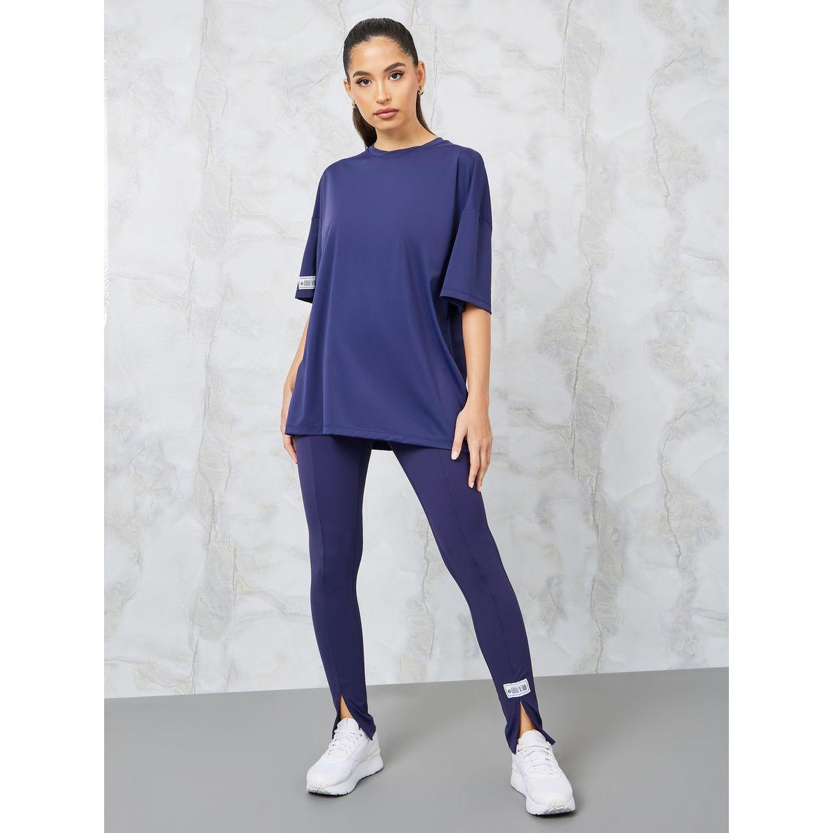 بلوزة يوغا بقصة فضفاضة-women-clothing-sportswearandactivewear-tshirtsandvests-image-2