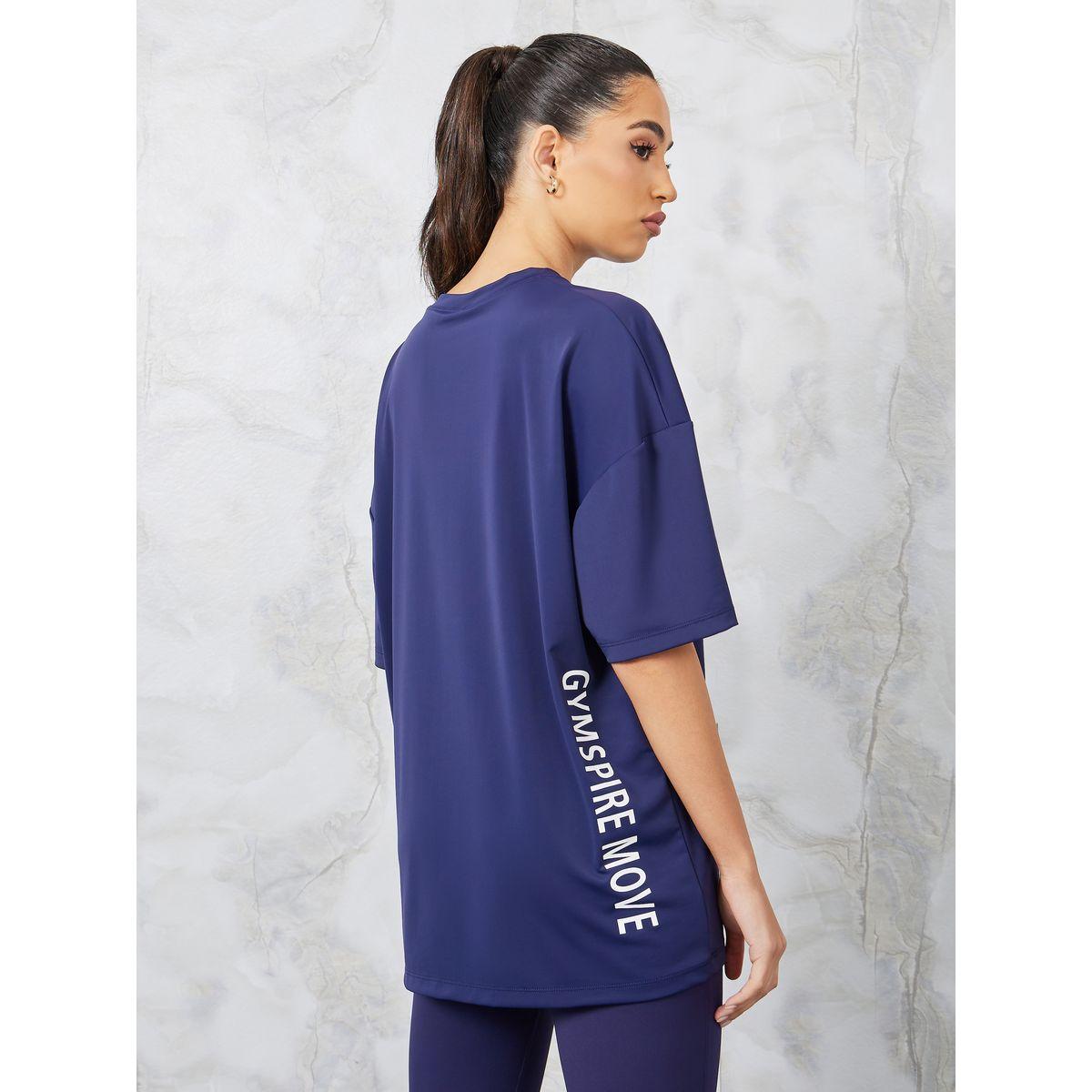 Styli Active Gymspire Edition - Drop Shoulder Loose Fit Yoga Top-women-clothing-sportswearandactivewear-tshirtsandvests-image-5