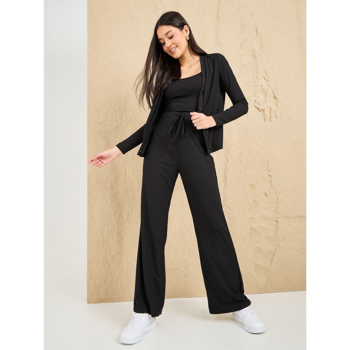 مجموعة من 3 ( كارديجان + بنطال + بلوزة كامي )-women-clothing-coordsets-image-1