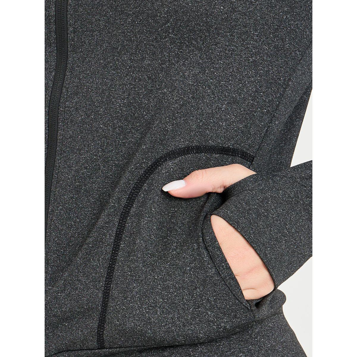 Styli Active Tonal Contrast Stitch Thumbhole Detail Hooded Jacket-sports-women-clothing-coatsandjackets-jackets-image-4