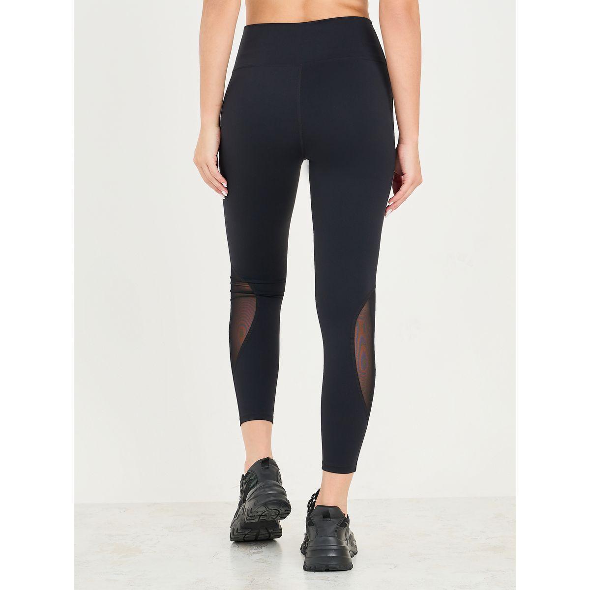 Styli Active Knee Side Curve Mesh Insert Stitch Detail Leggings-women-clothing-sportswearandactivewear-bottoms-image-5