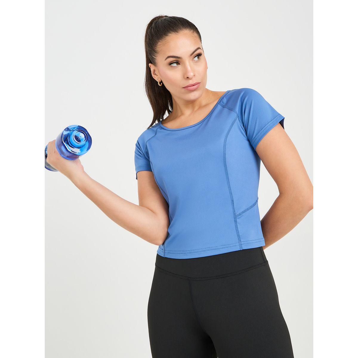 Styli Active Contrast Stitch Detail Crop Top-women-clothing-sportswearandactivewear-tshirtsandvests-image-1
