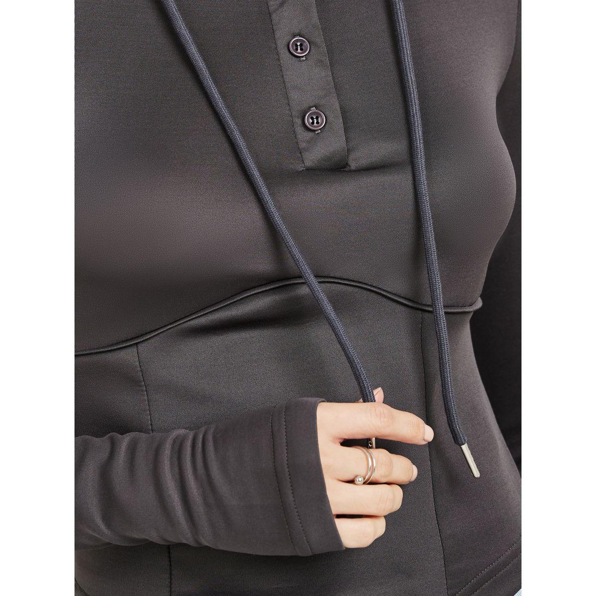 Styli Hooded Knit Top with Corset & Button Detailing-women-clothing-shirtsandblouses-blouses-image-3