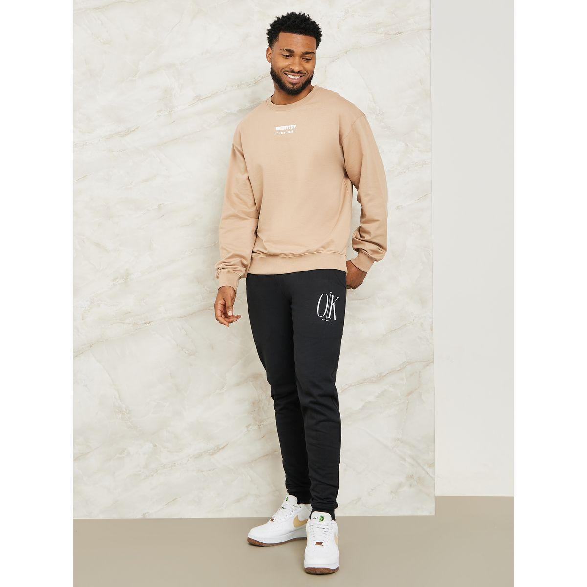 Styli Pocket Print Slim Fit Fleece Jogger-men-clothing-bottoms-joggers-image-2