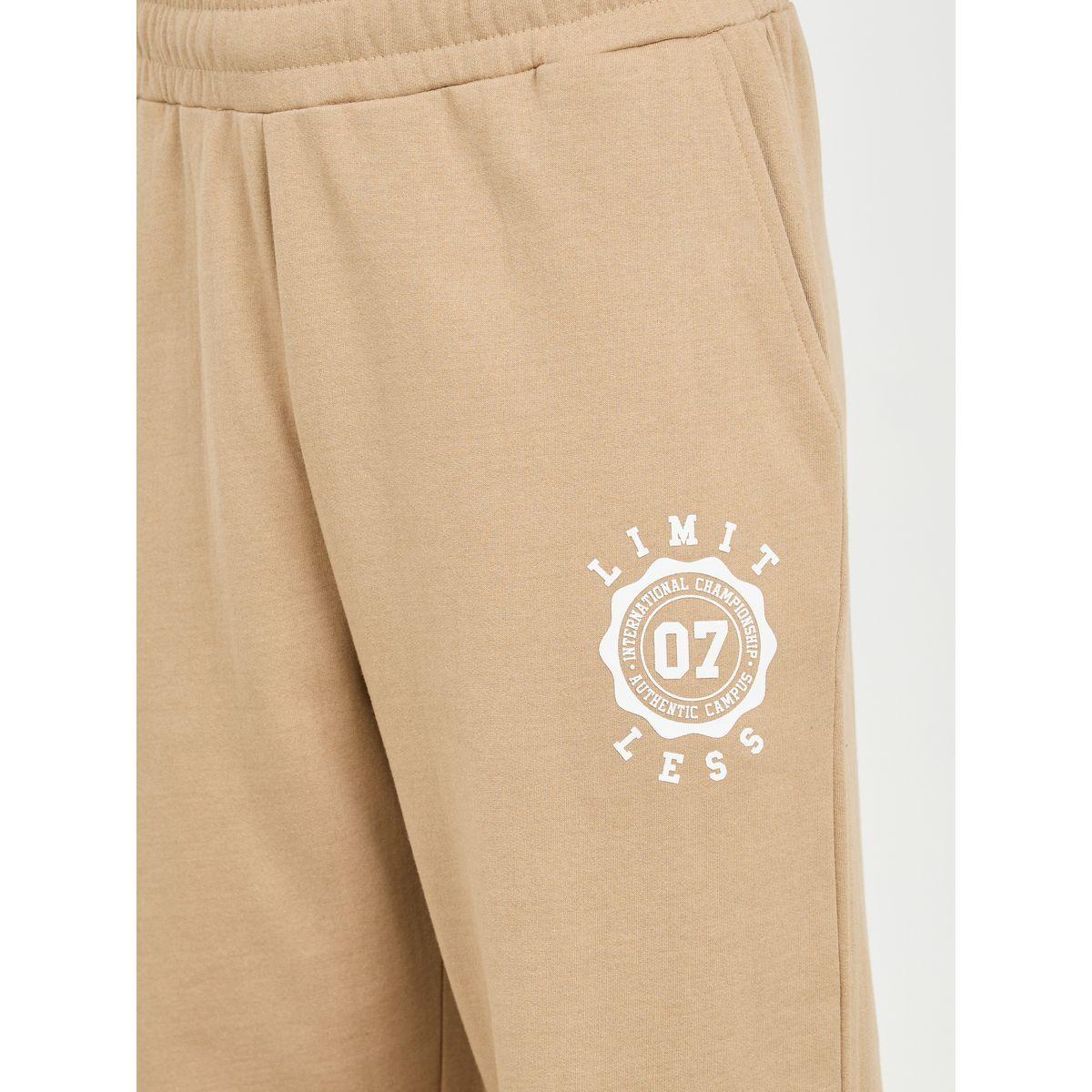 Styli HD Logo Print Open Hem Relax Fleece Jogger-men-clothing-bottoms-joggers-image-3