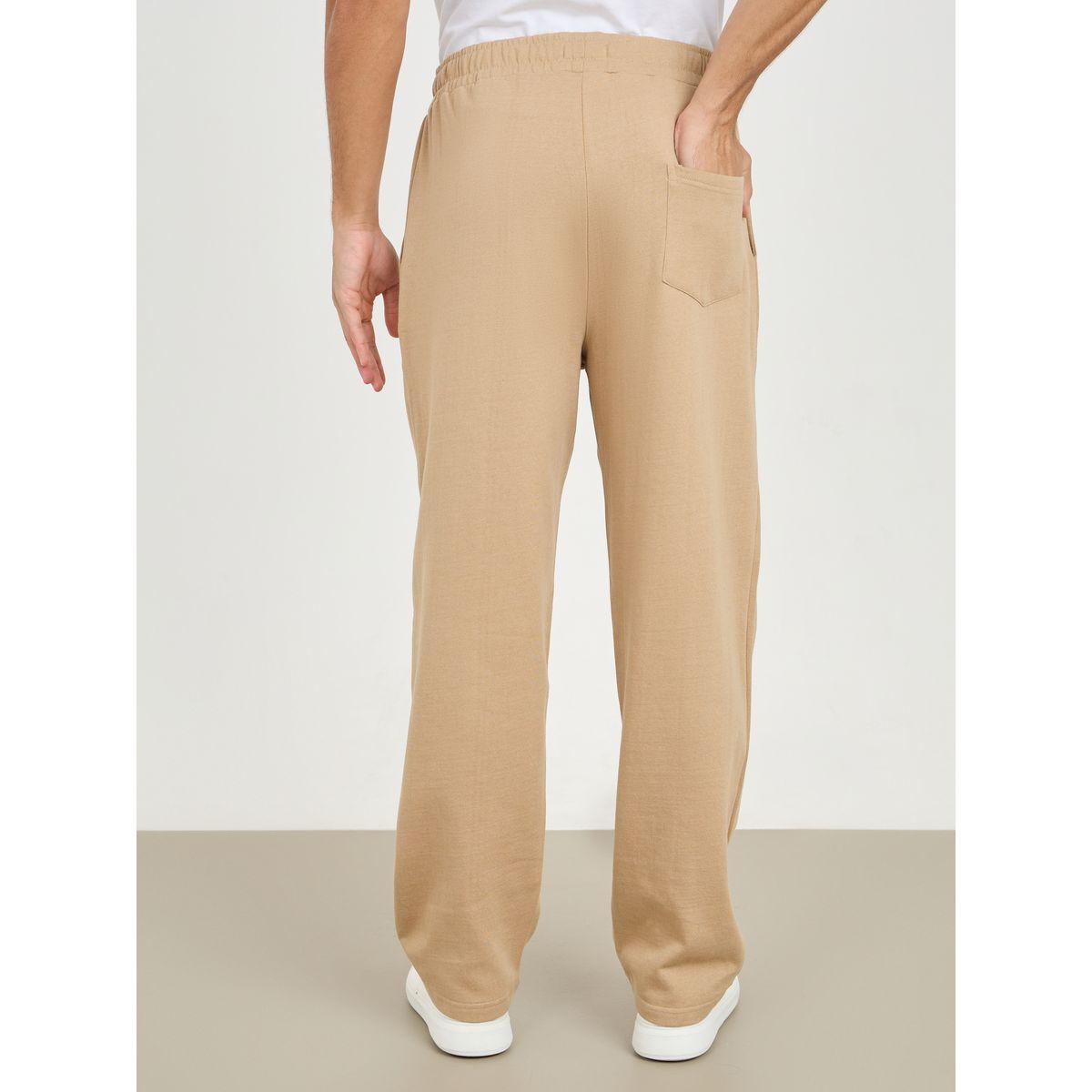 Styli HD Logo Print Open Hem Relax Fleece Jogger-men-clothing-bottoms-joggers-image-4