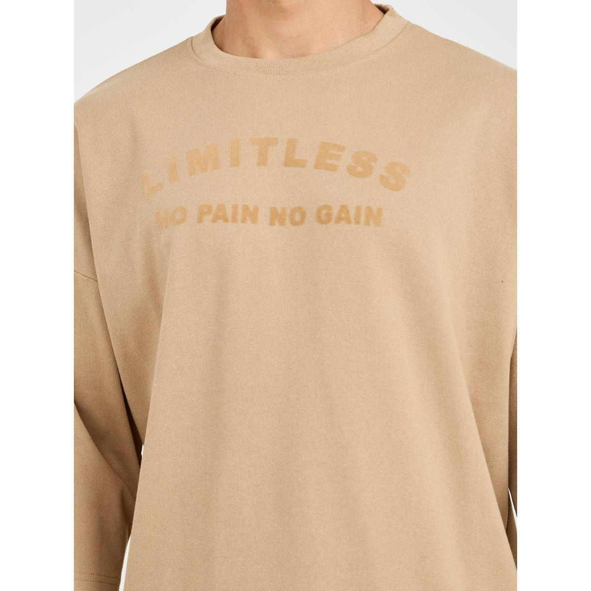 Styli Eco Earth Chest Print 3/4th Sleeve T-Shirt & Joggers Set-men-clothing-coordsets-image-3