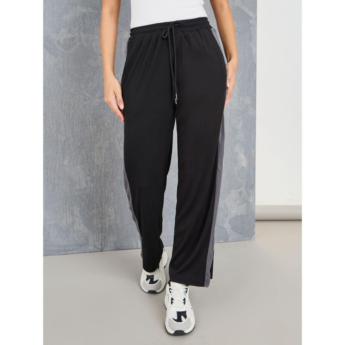 جوغر بتداخل شريط جانبي-women-clothing-bottoms-joggers-image-1