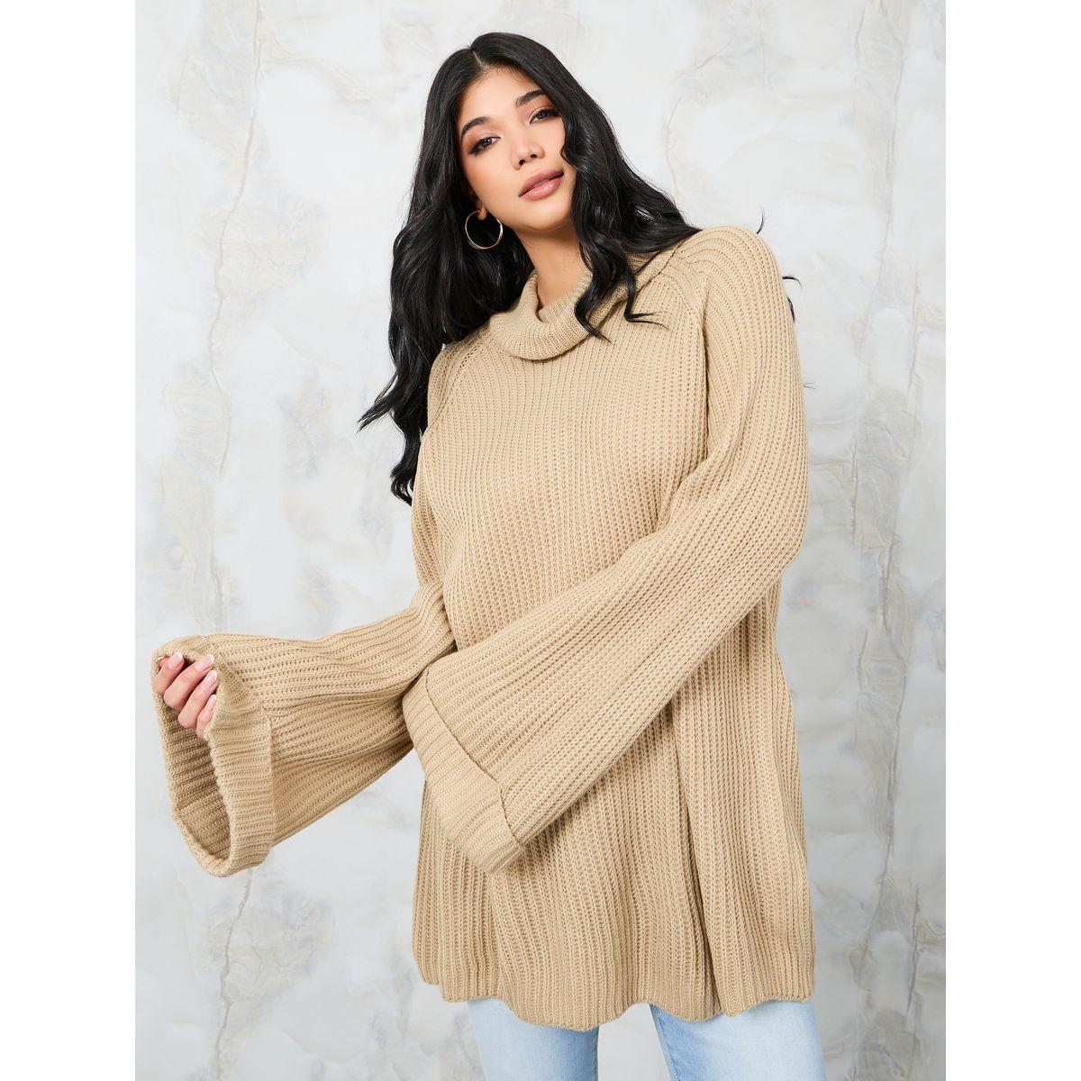 Styli Oversized Longline Chunky Knit Sweater-women-clothing-cardigansandjumpers-jumpers-image-1