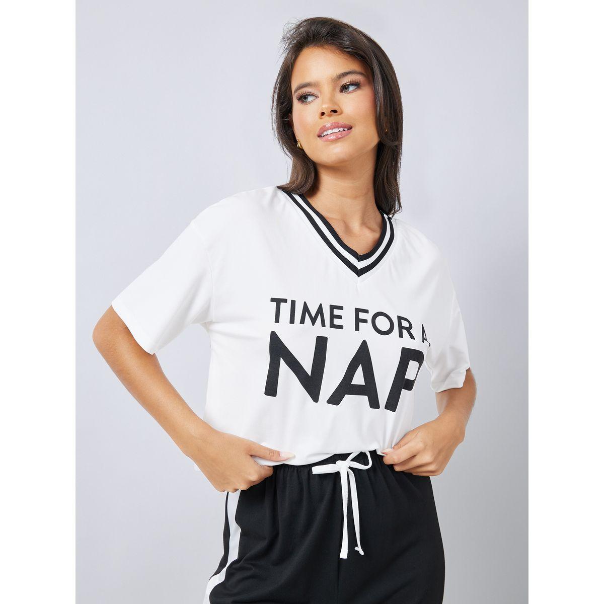 طقم بيجاما من ( تيشيرت + بنطال )-women-clothing-nightwear-pyjamas-longsets-image-3