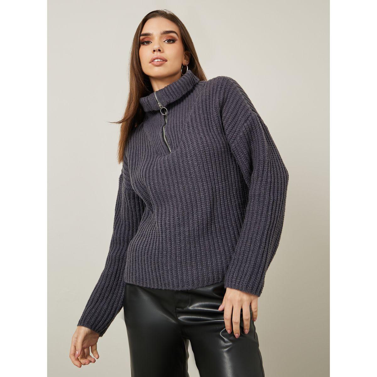 سويتر واسع بياقة عالية-women-clothing-cardigansandjumpers-jumpers-image-1