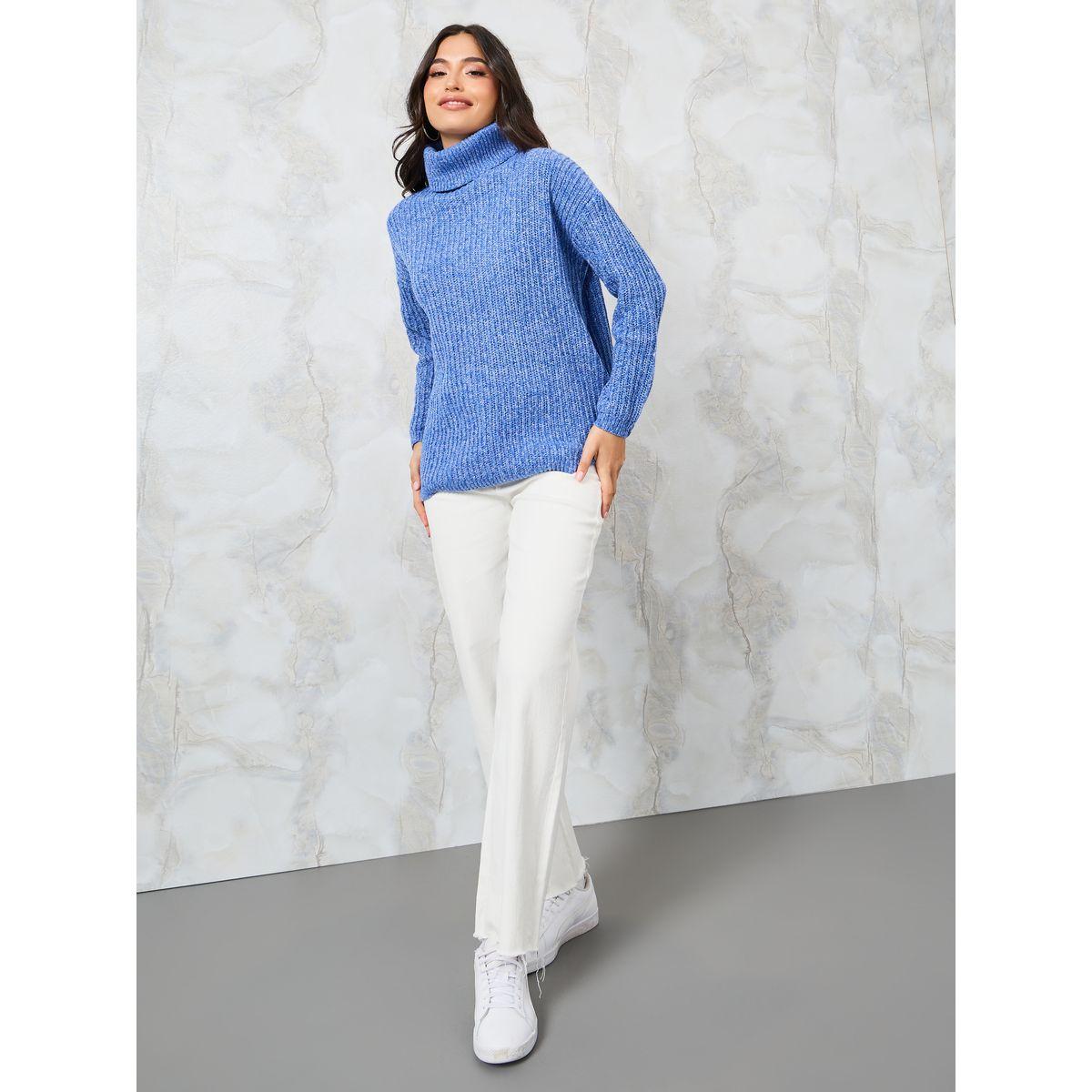 Styli Oversized Chunky Knit Turtle Neck Sweater-women-clothing-cardigansandjumpers-jumpers-image-2