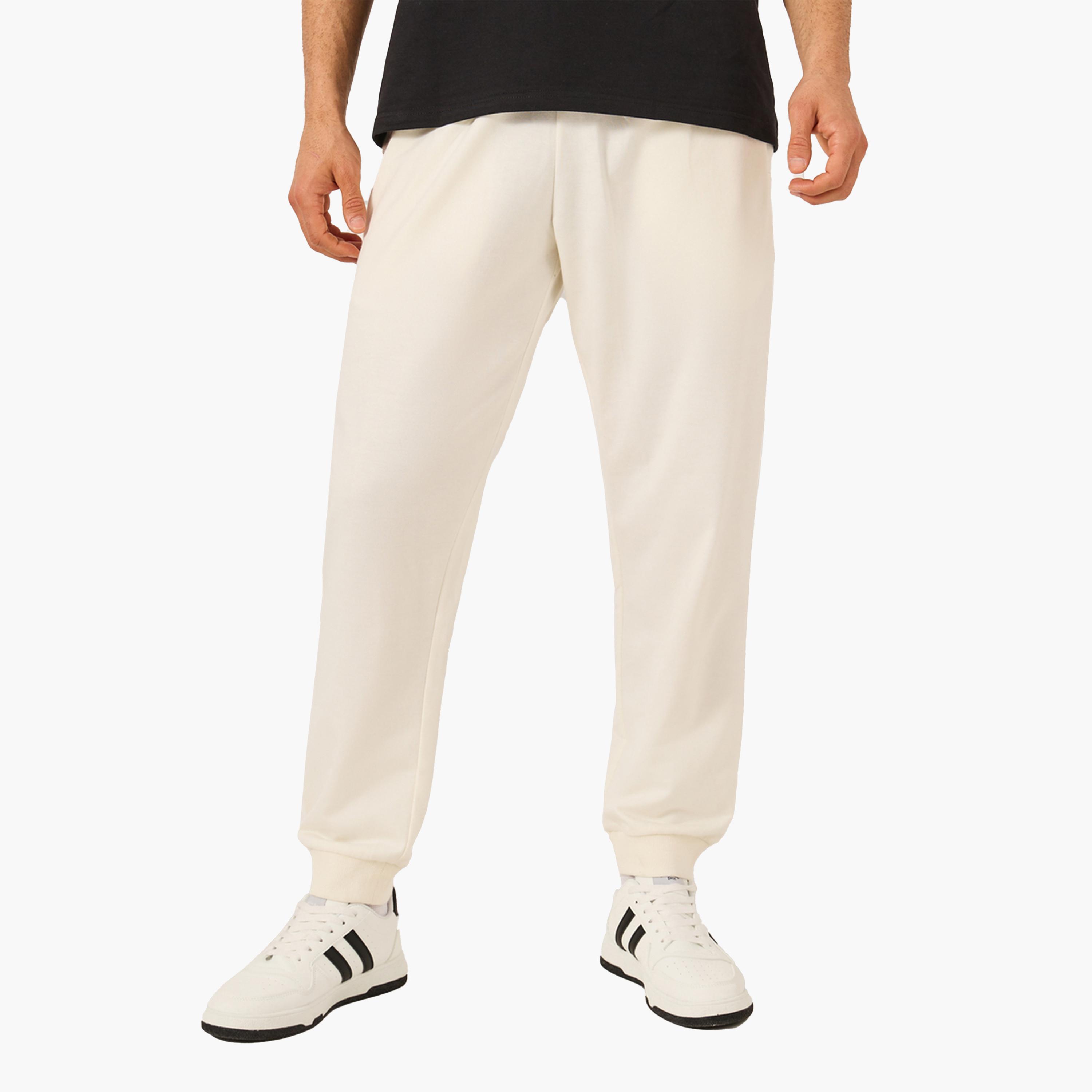 ستايلي-  بنطال رياضي سليم تيري ايكو ايرث  مع جيوب جانبية-men-clothing-bottoms-joggers-image-1