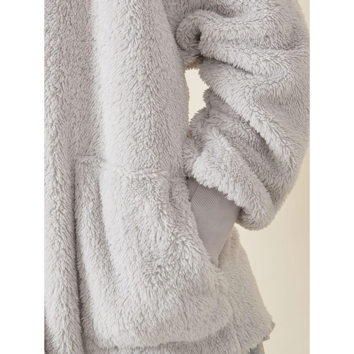 Styli Unwind Drop Shoulder Cuff Hooded Robe-women-clothing-nightwear-robes-image-3
