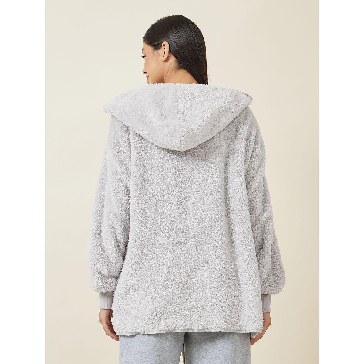روب بكتف منخفض وياقة هودي-women-clothing-nightwear-robes-image-4