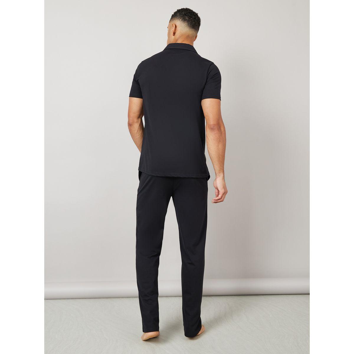 Styli Unwind Solid Shirt & Pyjama Nightwear Set-men-clothing-nightwear-sets-image-5