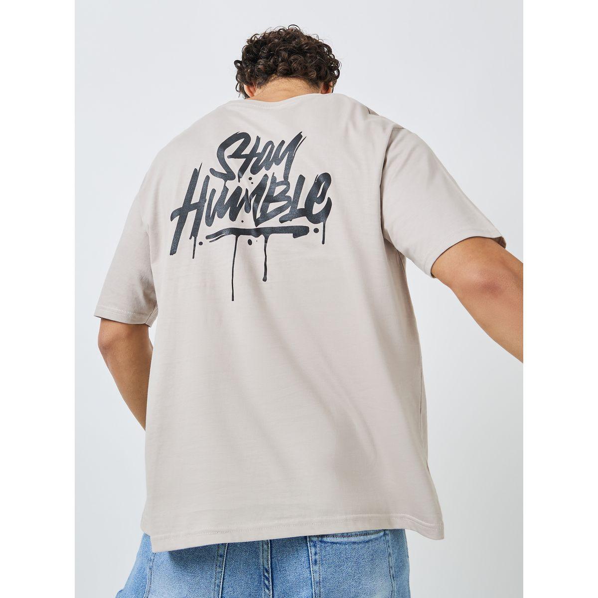 تيشيرت واسع مطبع بكتابة-men-clothing-tshirtsandpolos-tshirts-image-1