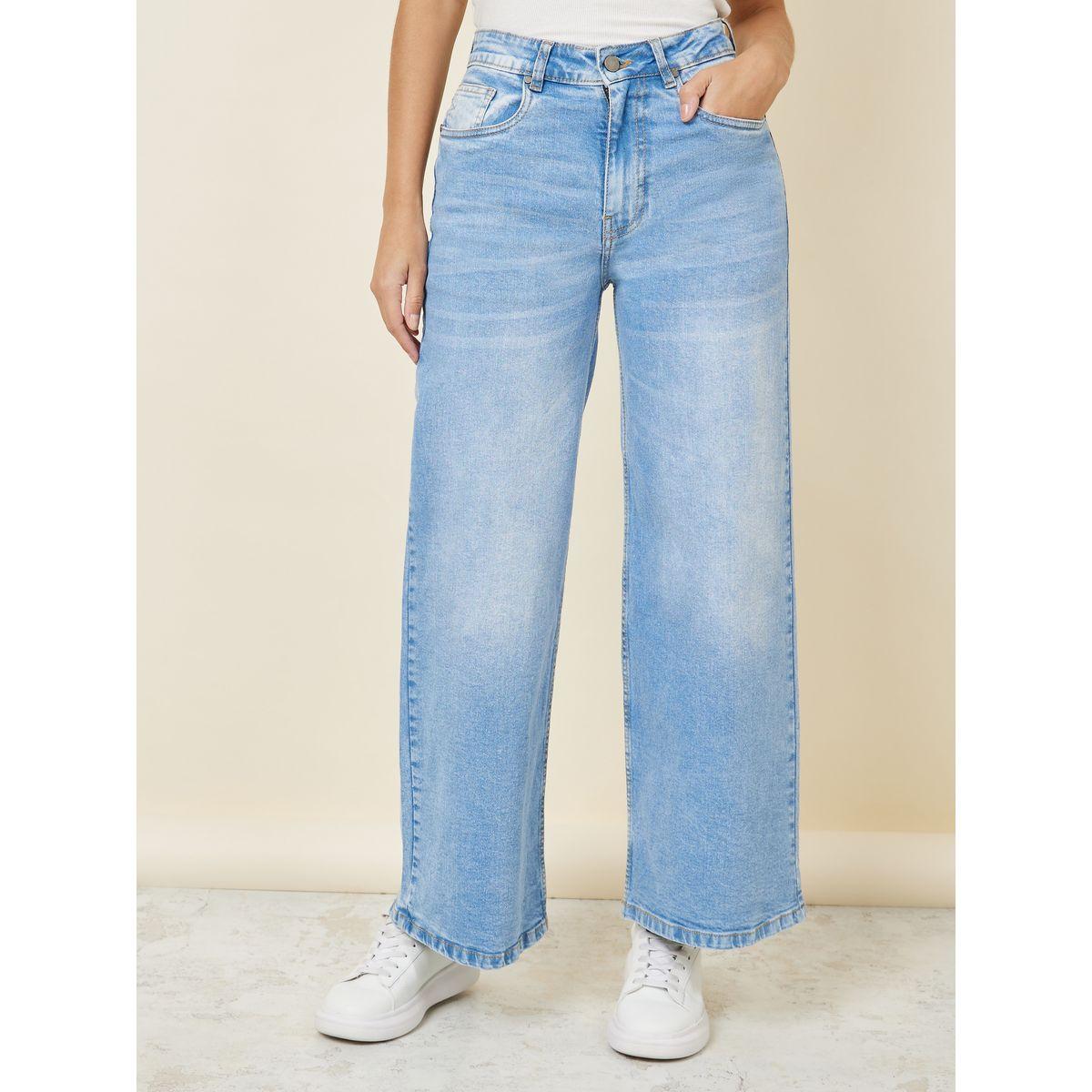 Styli Light Wash Wide Leg Jeans-women-clothing-bottoms-jeans-image-1