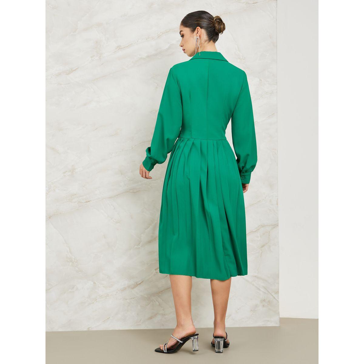 فستان ميدي بصدر مزدوج-women-clothing-dresses-image-4