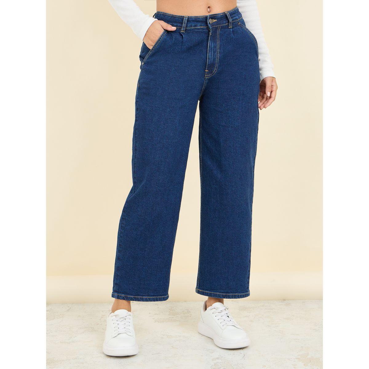 جينز بطول الكاحل مع قصة موم-women-clothing-bottoms-jeans-image-1