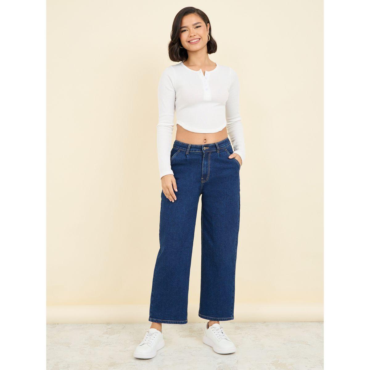 Styli Mid Rise Ankle Length Mom Fit Jeans-women-clothing-bottoms-jeans-image-2