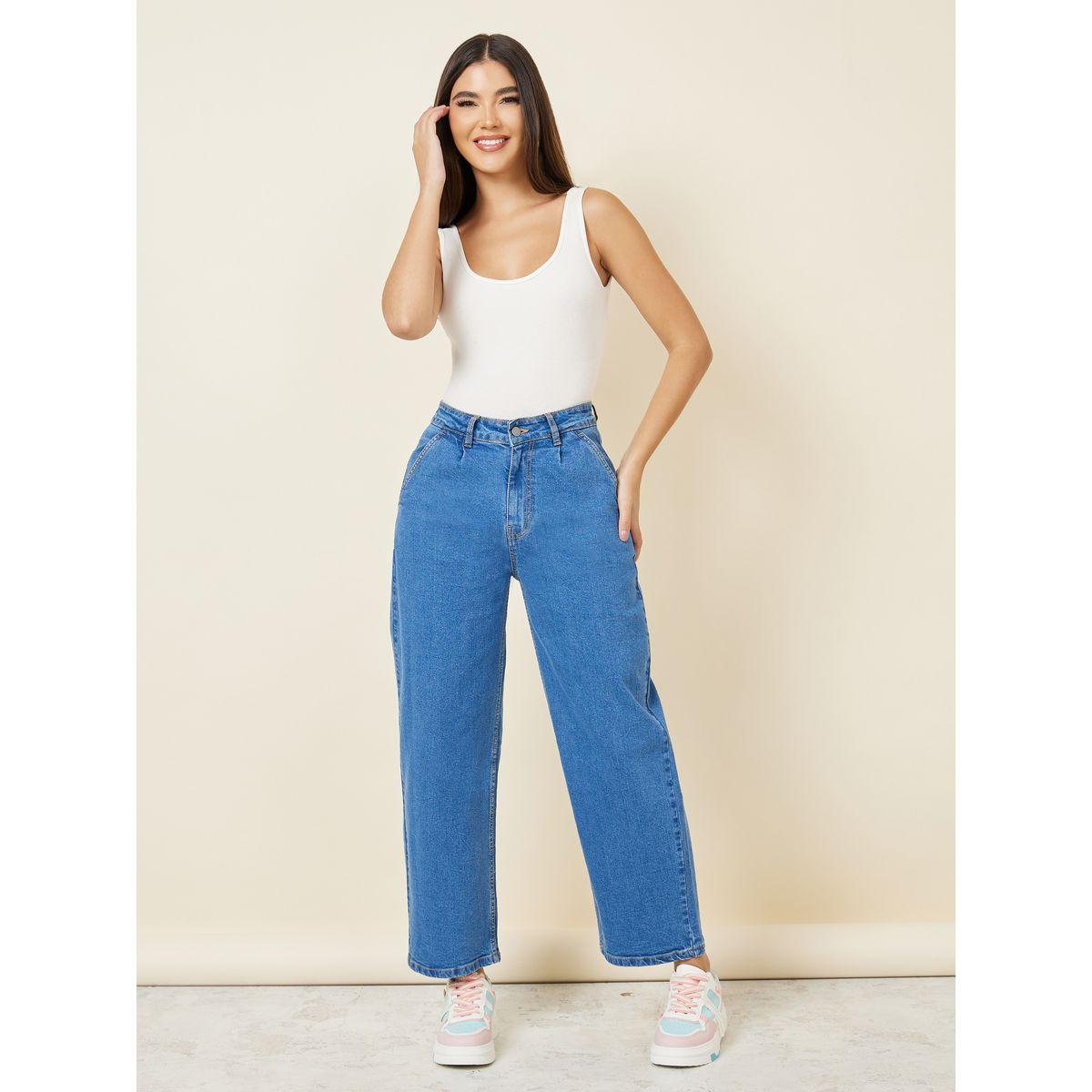 جينز بطول الكاحل وقصة موم-women-clothing-bottoms-jeans-image-2