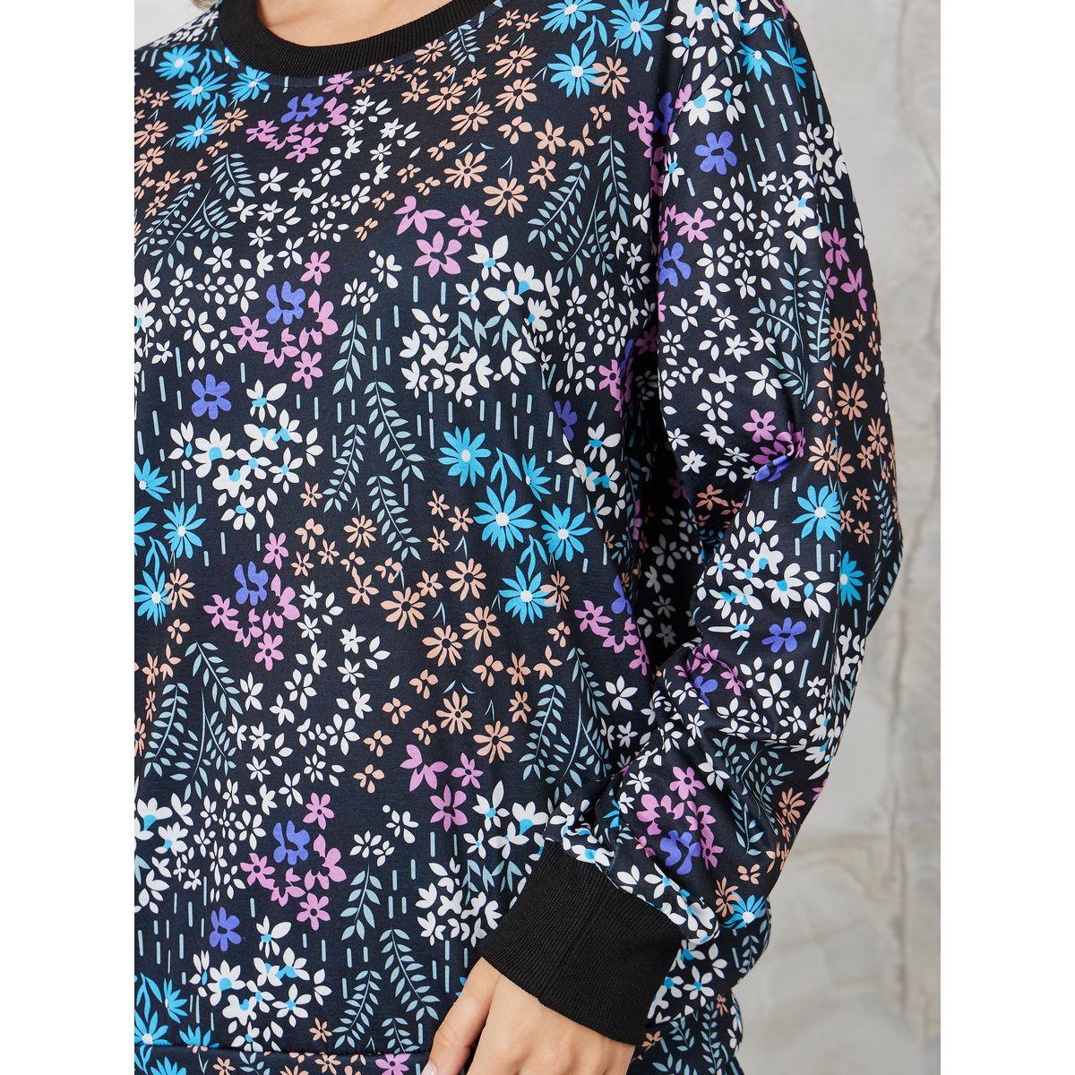 طقم بيجاما من ( بلوزة + بنطال )-women-clothing-nightwear-pyjamas-longsets-image-4