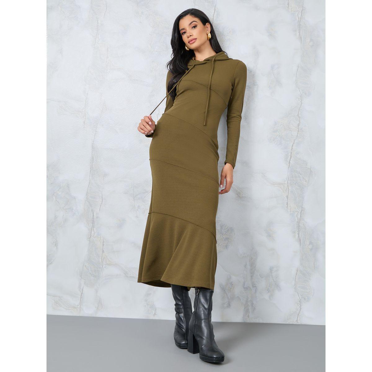 فستان طويل بياقة هودي-women-clothing-dresses-image-1