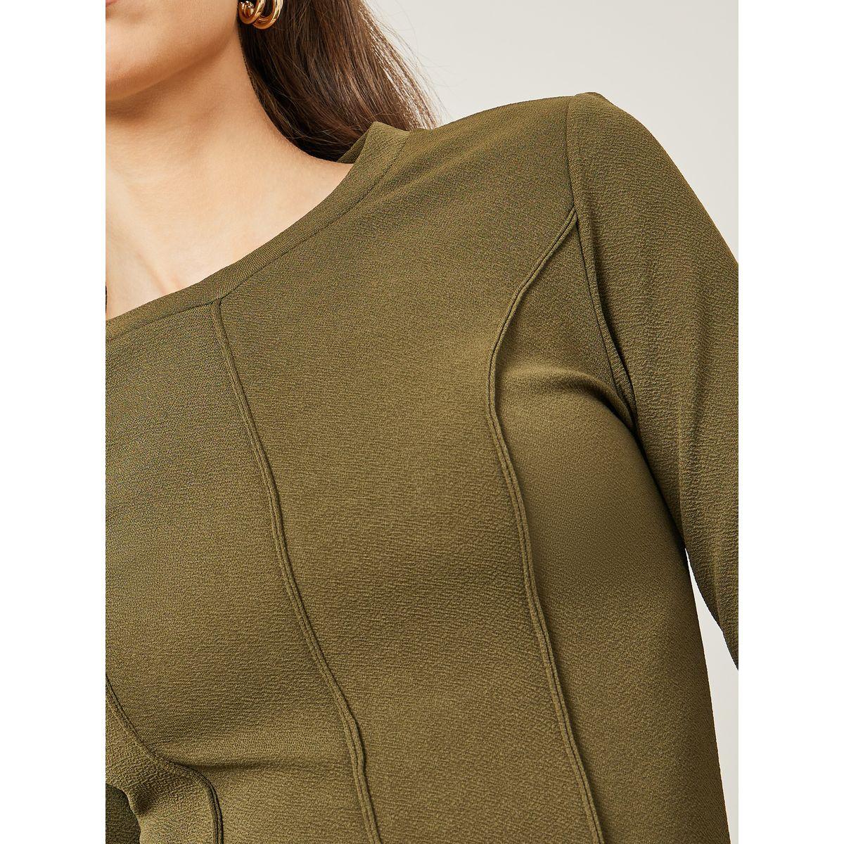 Styli Overlock Seam Detail A-Line Maxi Dress-women-clothing-dresses-image-3