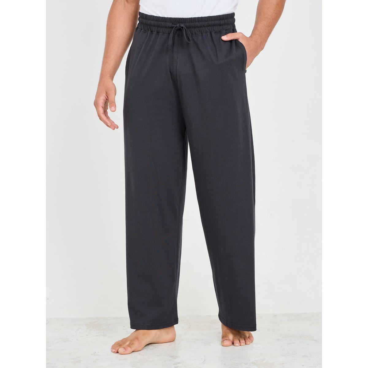 Styli Unwind Pocket Detail Wide Leg Pyjama with Drawstring Waistband-men-clothing-nightwear-pyjamaandshorts-image-1