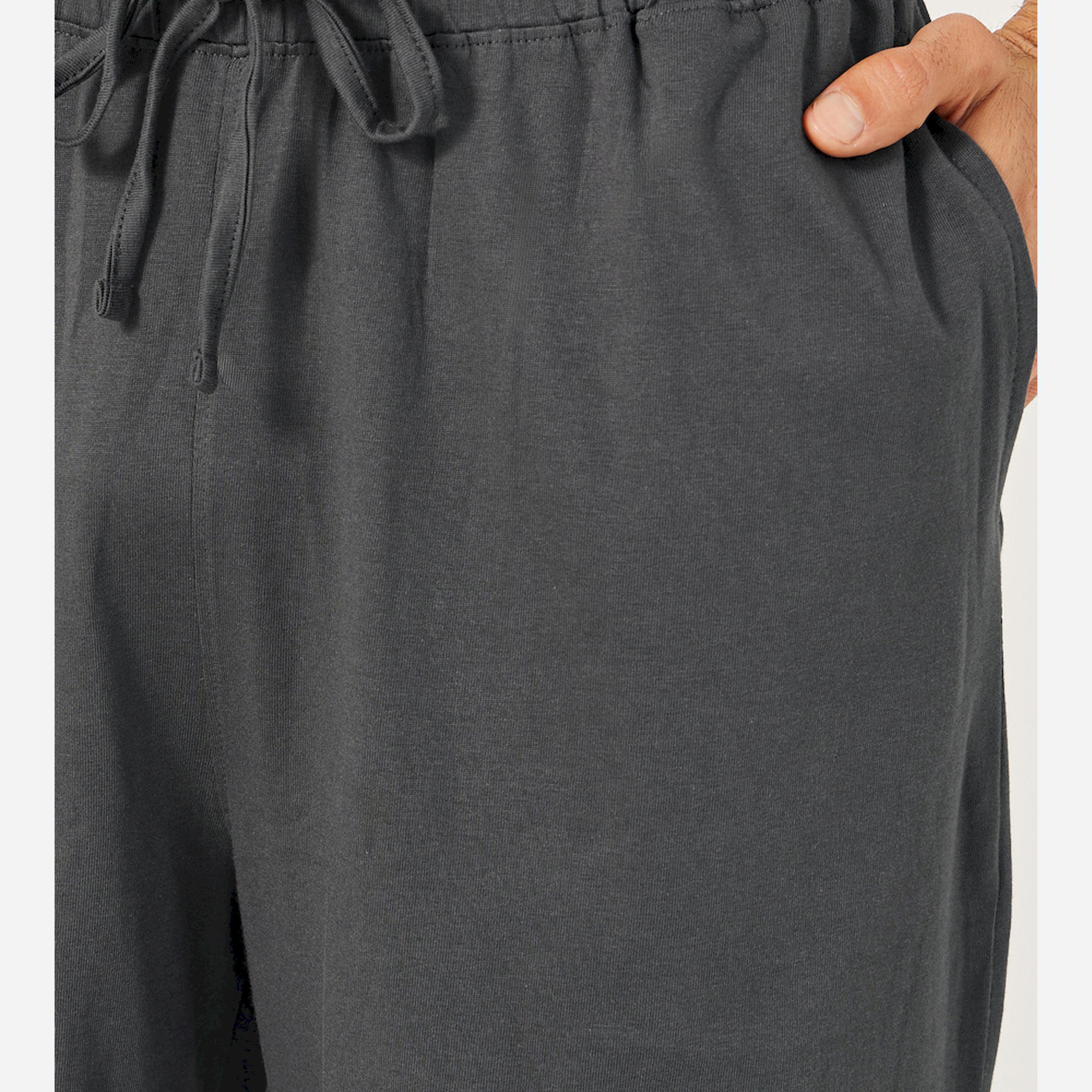 Styli Unwind Solid Wide Leg Pyjama With Drawstring Waistband-men-clothing-nightwear-pyjamaandshorts-image-3